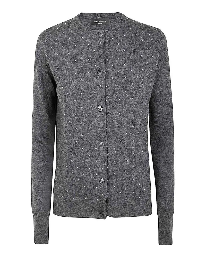 Fabiana Filippi Cardigan - Grau Grau