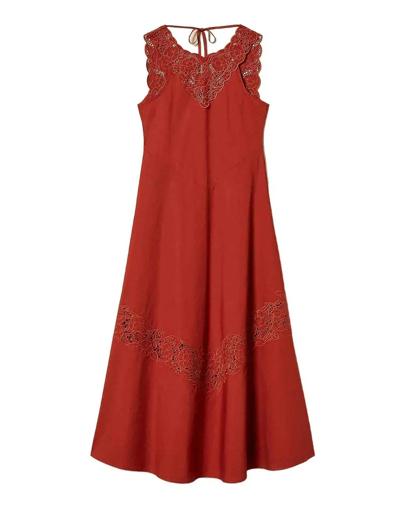 Twin-Set Maxikleid - Braun Braun