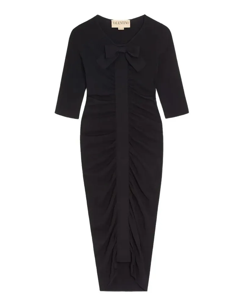 Valentino Garavani Knielanges Kleid - Schwarz Schwarz