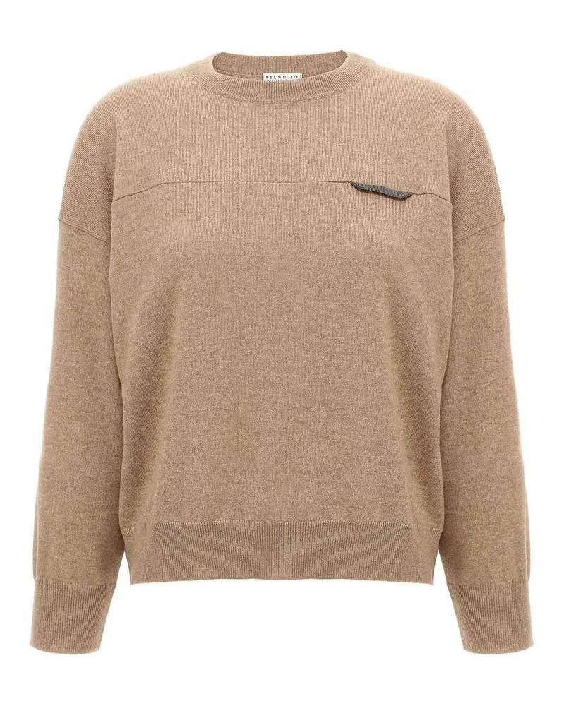 Brunello Cucinelli Rundhalspullover - Beige Beige