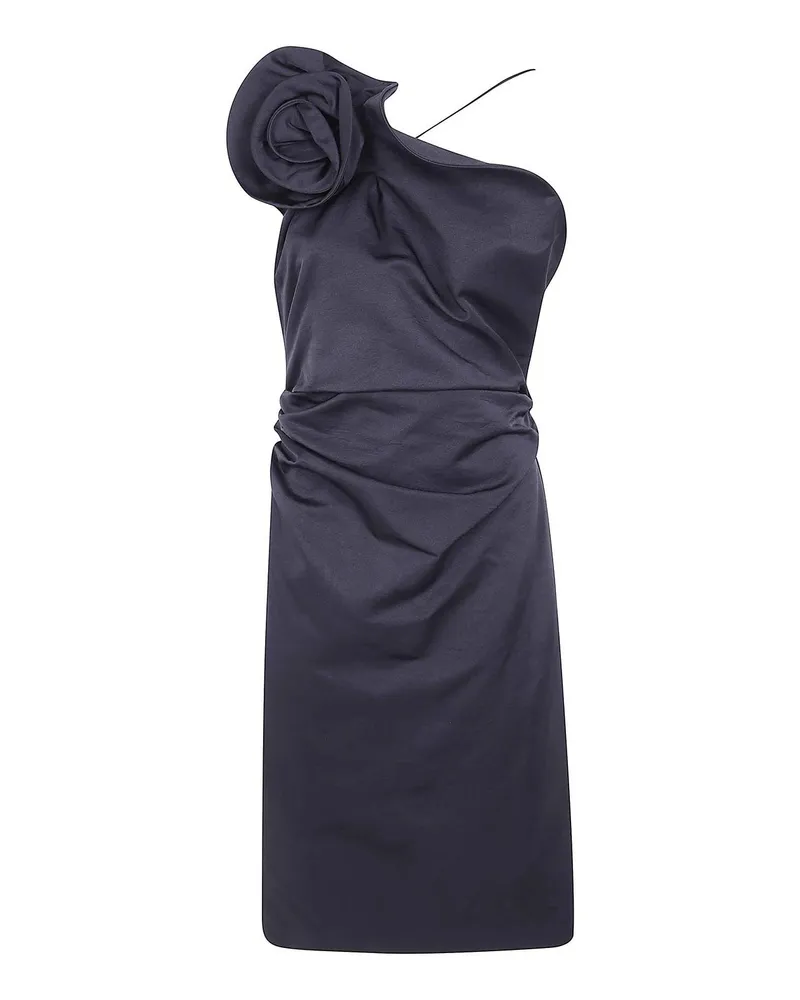Magda Butrym Knielanges Kleid - Schwarz Schwarz