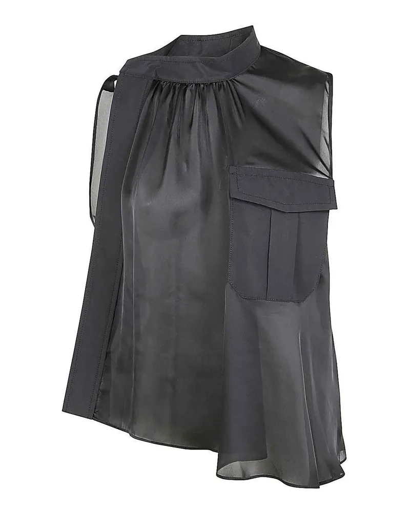 Sacai Hemd - Schwarz Schwarz