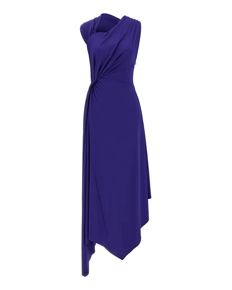 Victoria Beckham Knielanges Kleid - Blau Blau