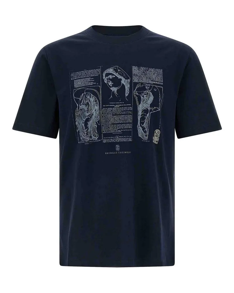 Brunello Cucinelli T-Shirt - Blau Blau