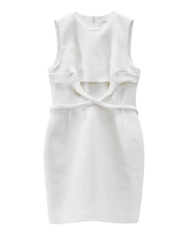 Genny Kurzes Kleid - Weiß Weiß