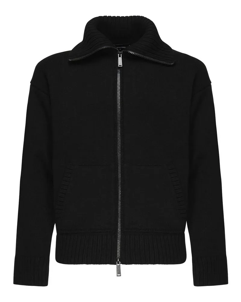 Dsquared2 Cardigan - Schwarz Schwarz