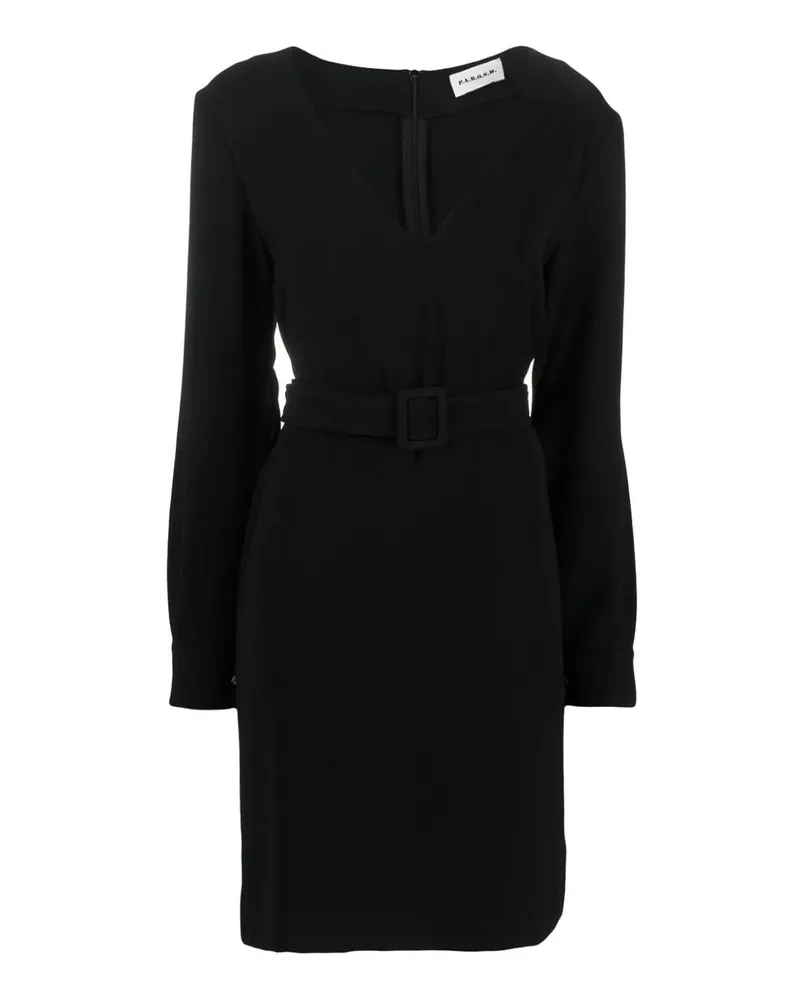 P.A.R.O.S.H. P. A.R. O.S. H. Knielanges Kleid - Schwarz Schwarz