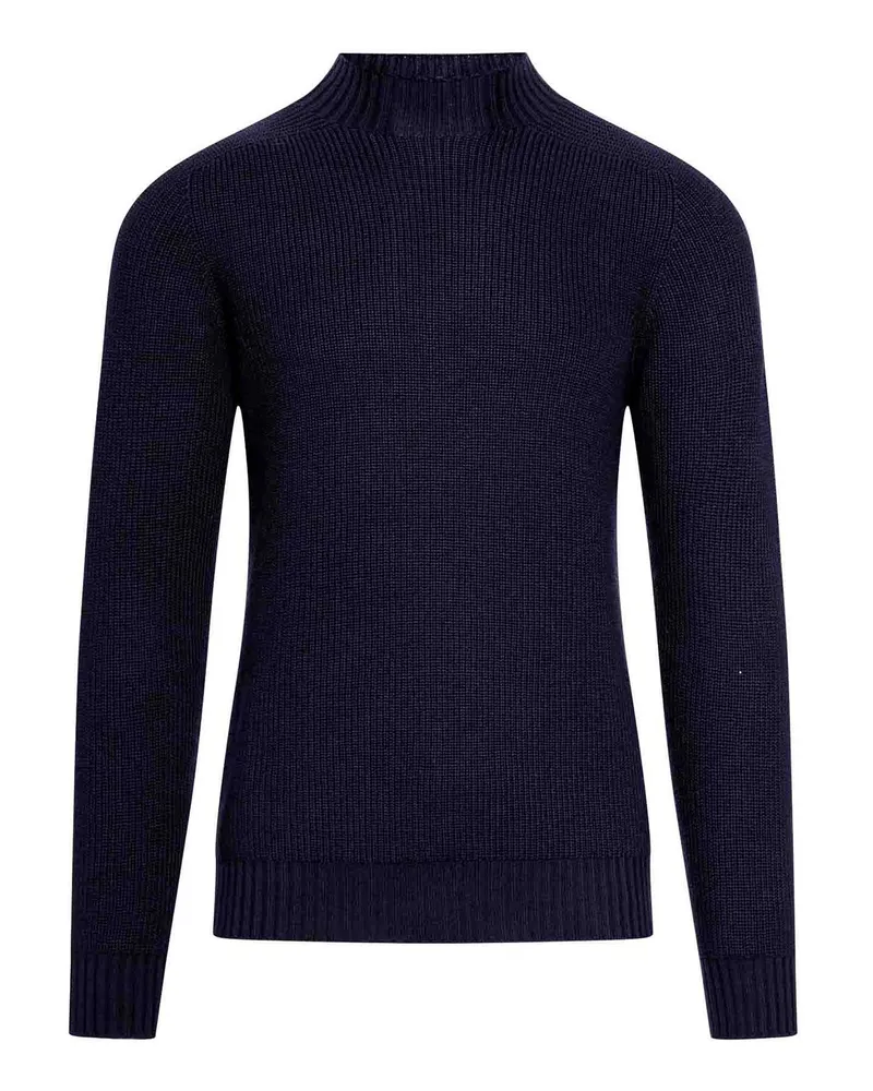 Gran Sasso Rollkragenpullover - Blau Blau