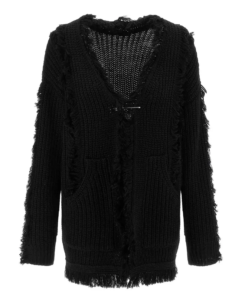 R13 Cardigan - Schwarz Schwarz