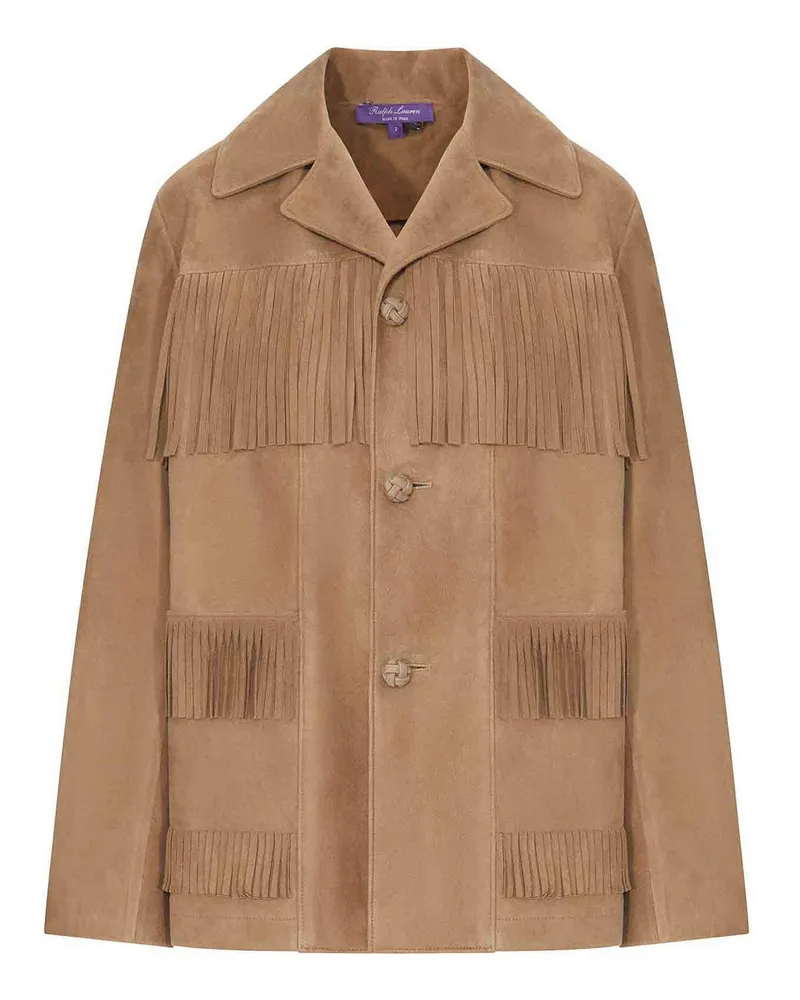 Ralph Lauren Lederjacke - Nude Nude