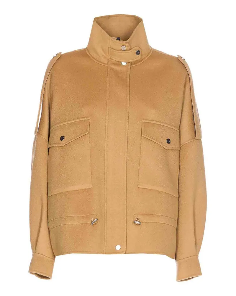 Pinko Kurzer Mantel - Beige Beige