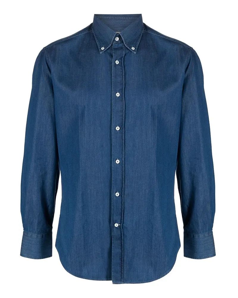 Brunello Cucinelli Casualjacke - Dunkles Jeansblau Dunkles