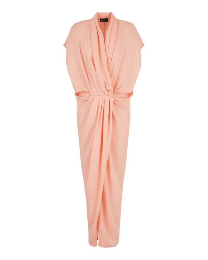 Giorgio Armani Maxikleid - Orange Rosa