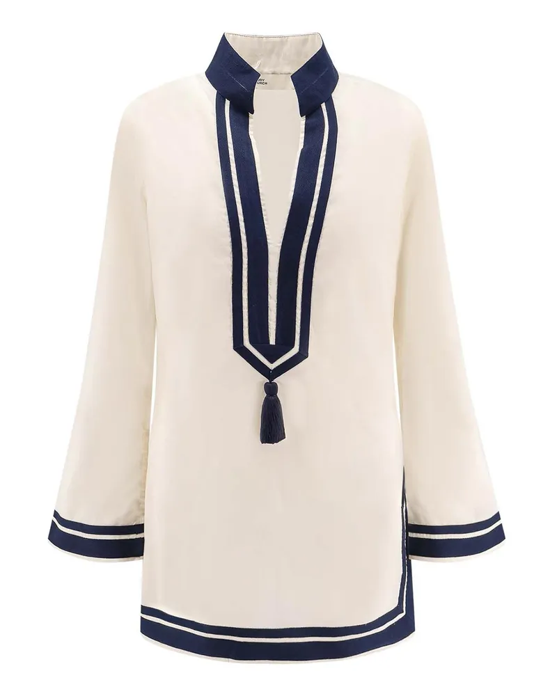 Tory Burch Knielanges Kleid - Weiß Weiß