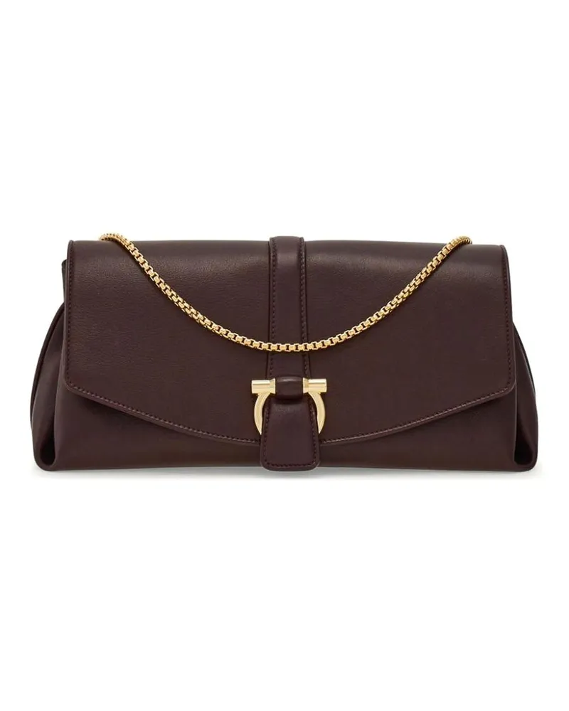 Ferragamo Schultertasche - Schwarz Braun