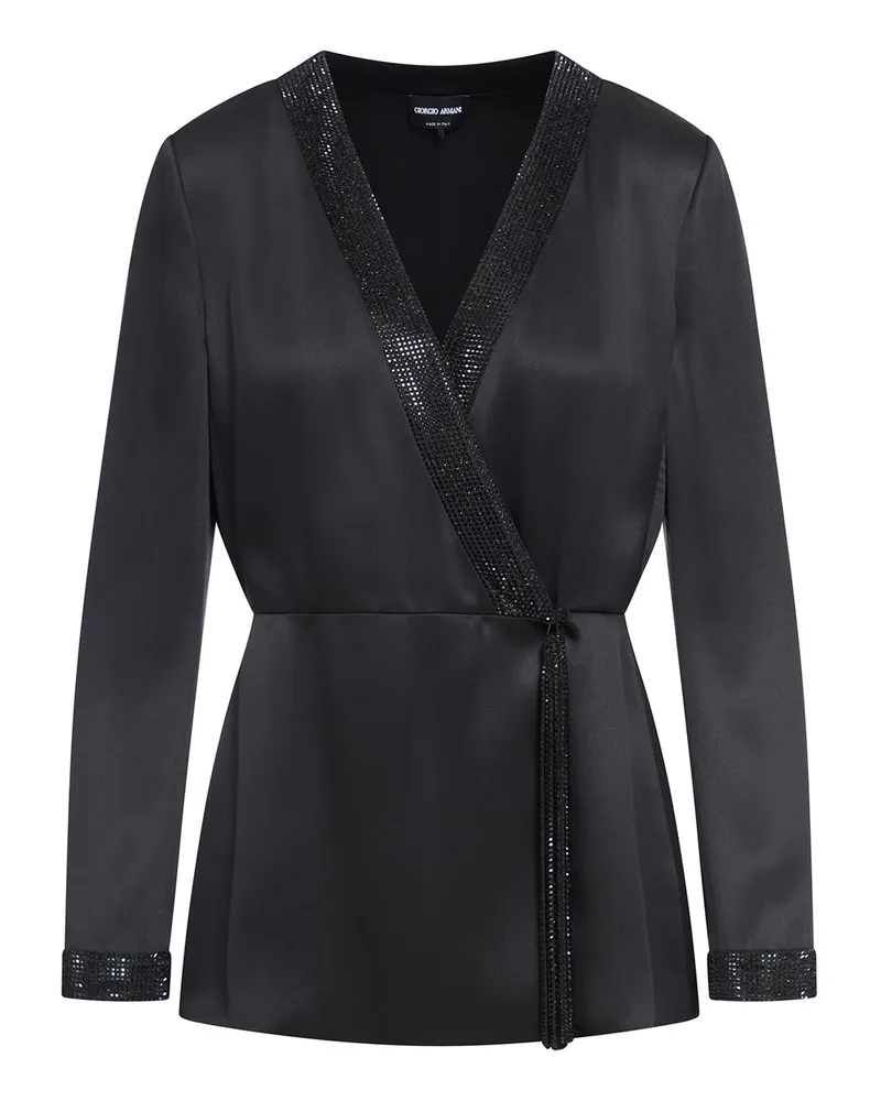 Giorgio Armani Casualjacke - Schwarz Schwarz