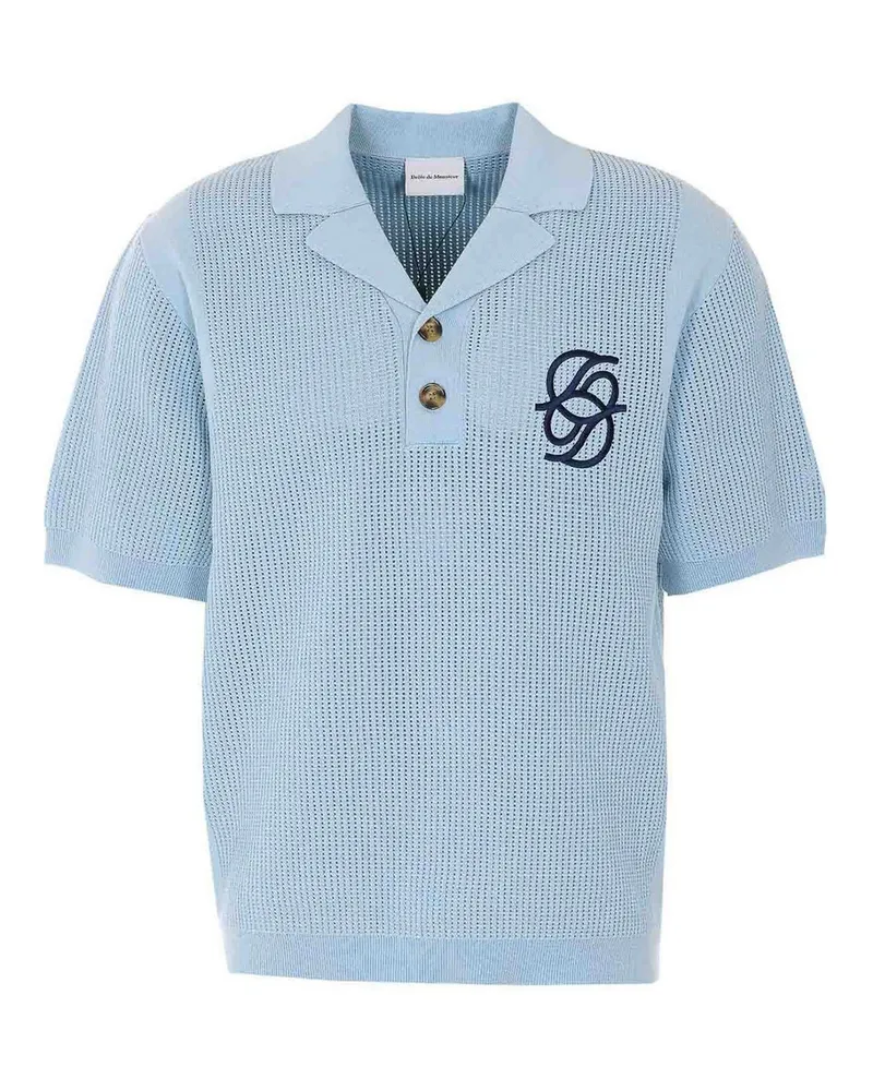 Drôle de Monsieur Poloshirt - Blau Blau