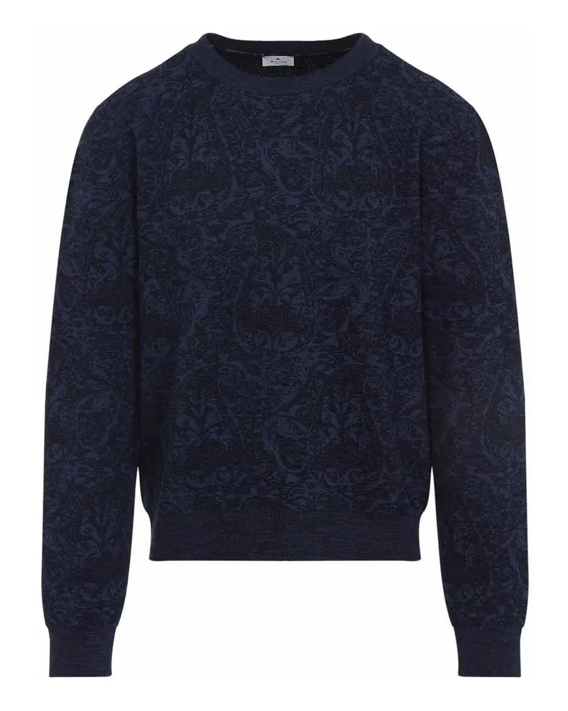 Etro Rundhalspullover - Grau Grau
