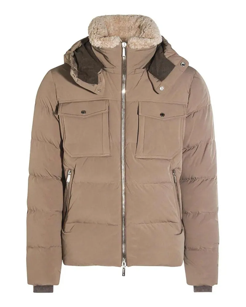 MOORER Rollkragenpullover - Beige Beige