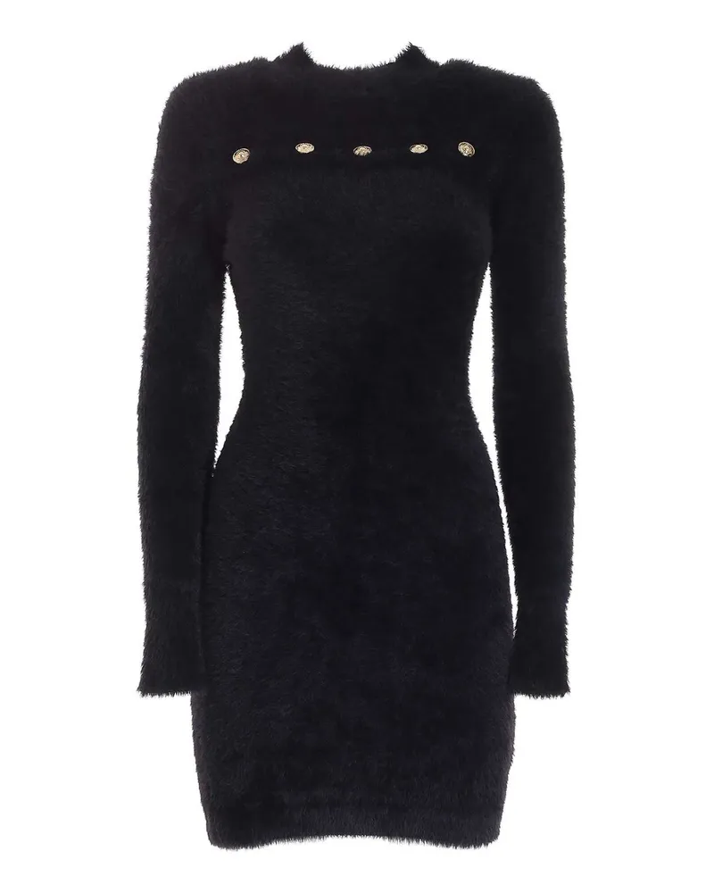 Versace Jeans Knielanges Kleid - Schwarz Schwarz