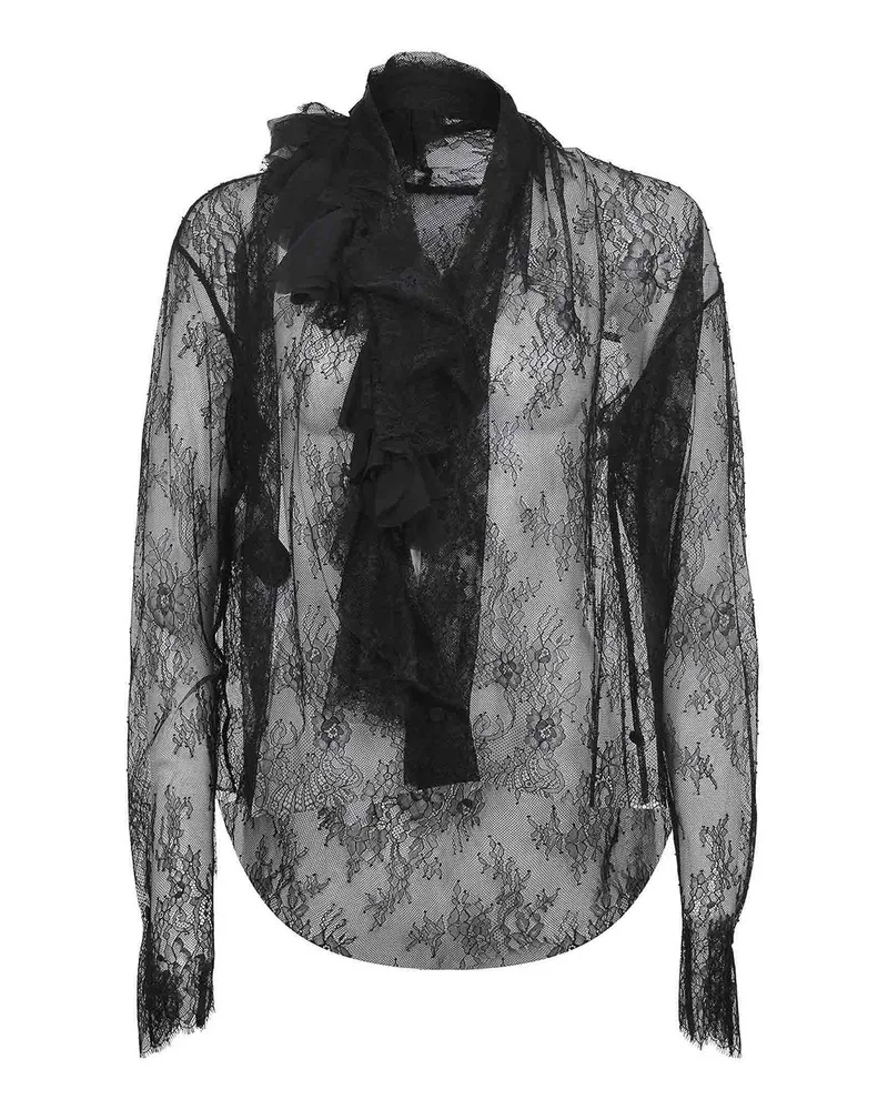 Alberta Ferretti Hemd - Schwarz Schwarz