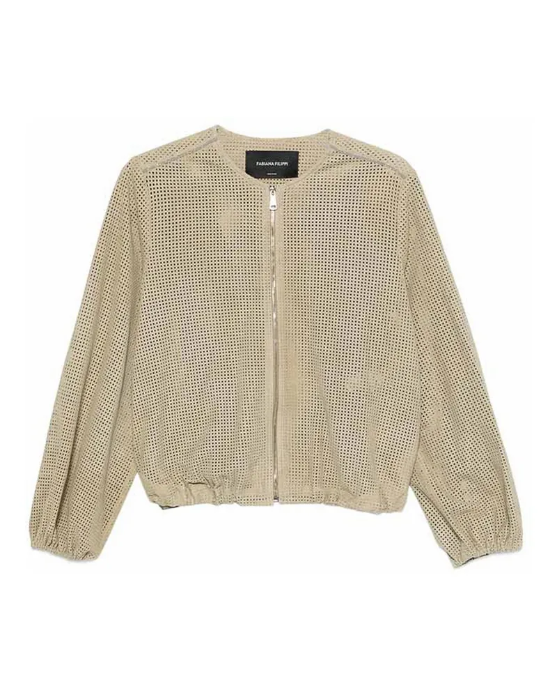 Fabiana Filippi Ledermantel - Beige Beige