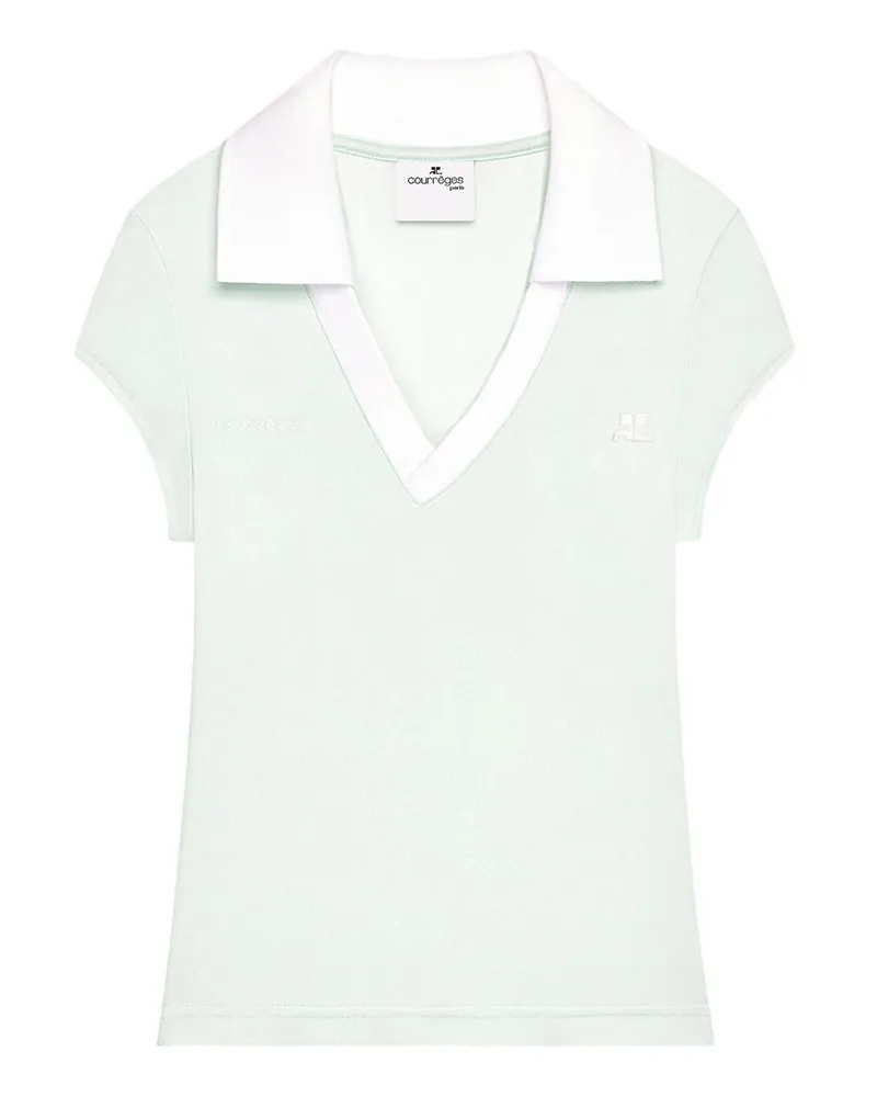 Courrèges Poloshirt - Blau Blau