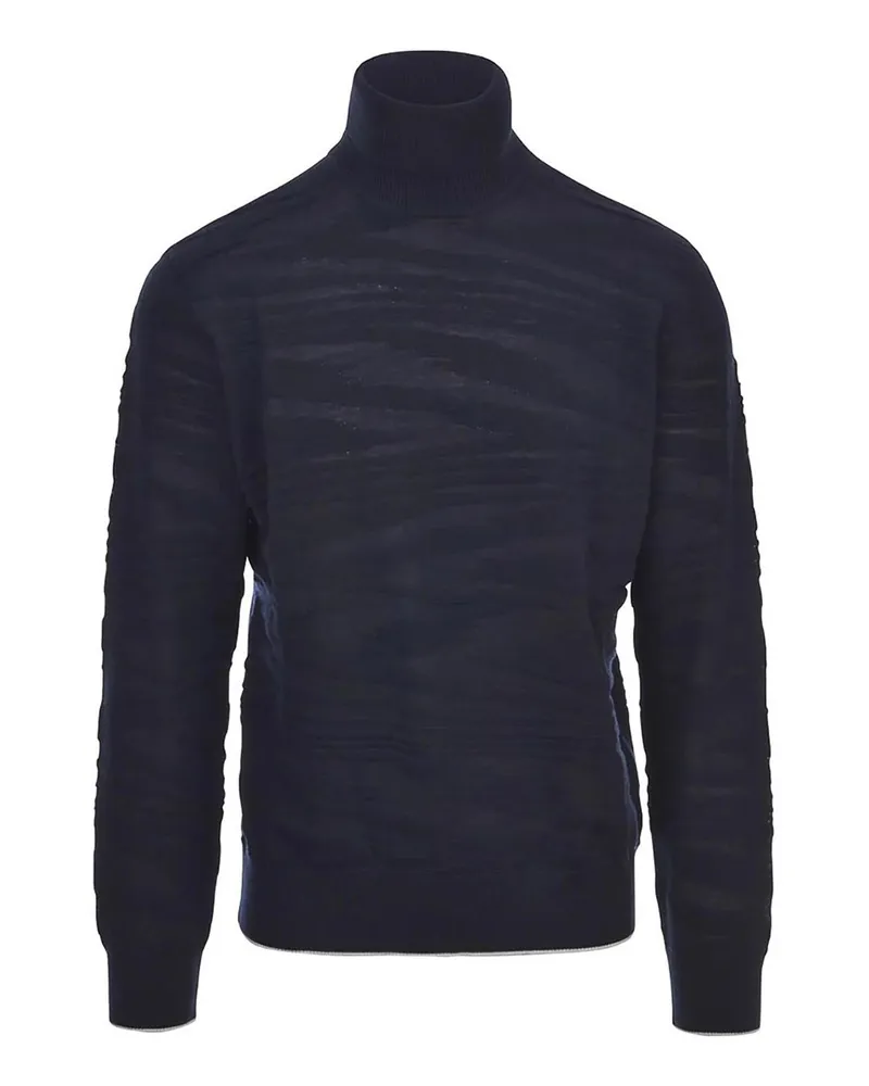 Missoni Rundhalspullover - Dunkelblau Dunkelblau