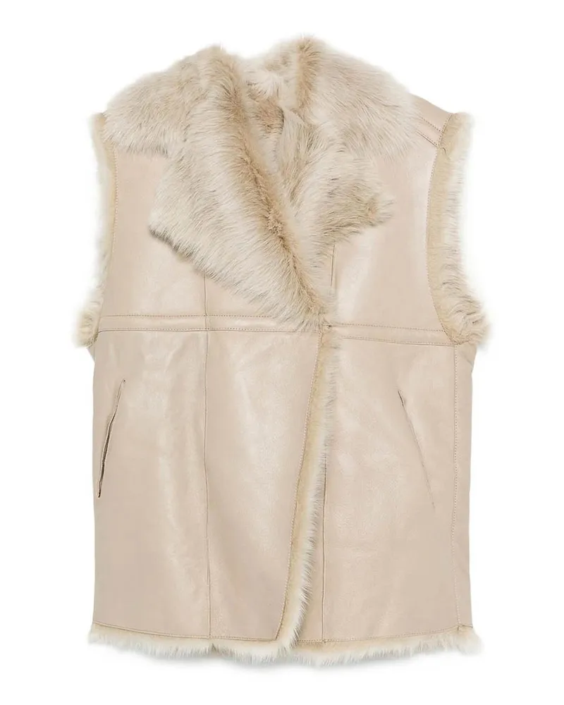 IRO Lederjacke - Beige Beige
