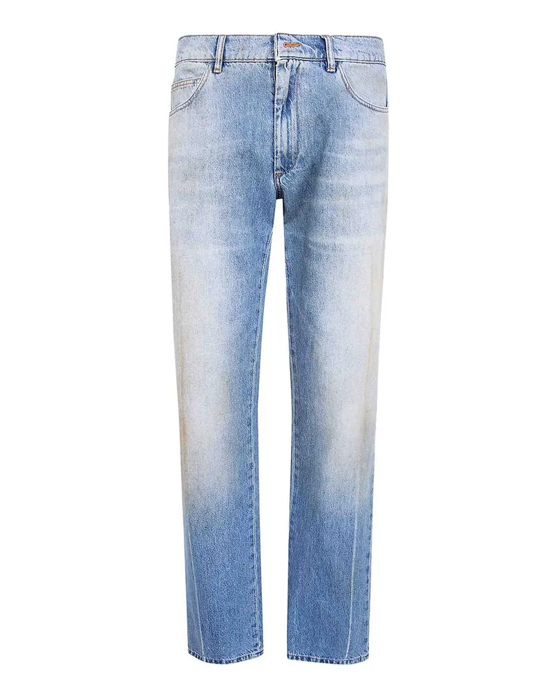 Maison Margiela Straight Leg Jeans - Blau Blau