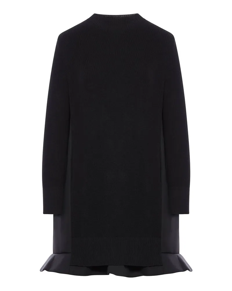 Sacai Kurzes Kleid - Schwarz Schwarz