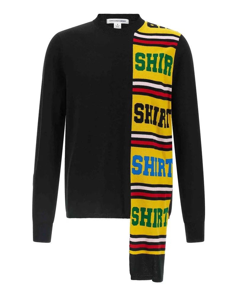 Comme des Garçons Rundhalspullover - Schwarz Schwarz