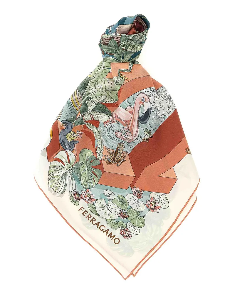 Ferragamo Schal - Bunt Bunt