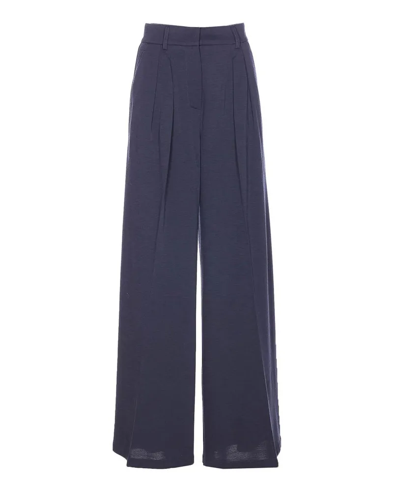 Max Mara Schlagjeans - Blau Blau