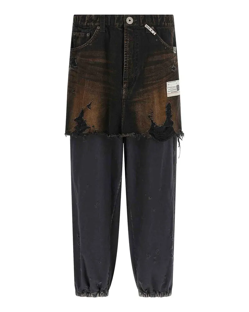 MIHARAYASUHIRO Casual Hose - Schwarz Schwarz