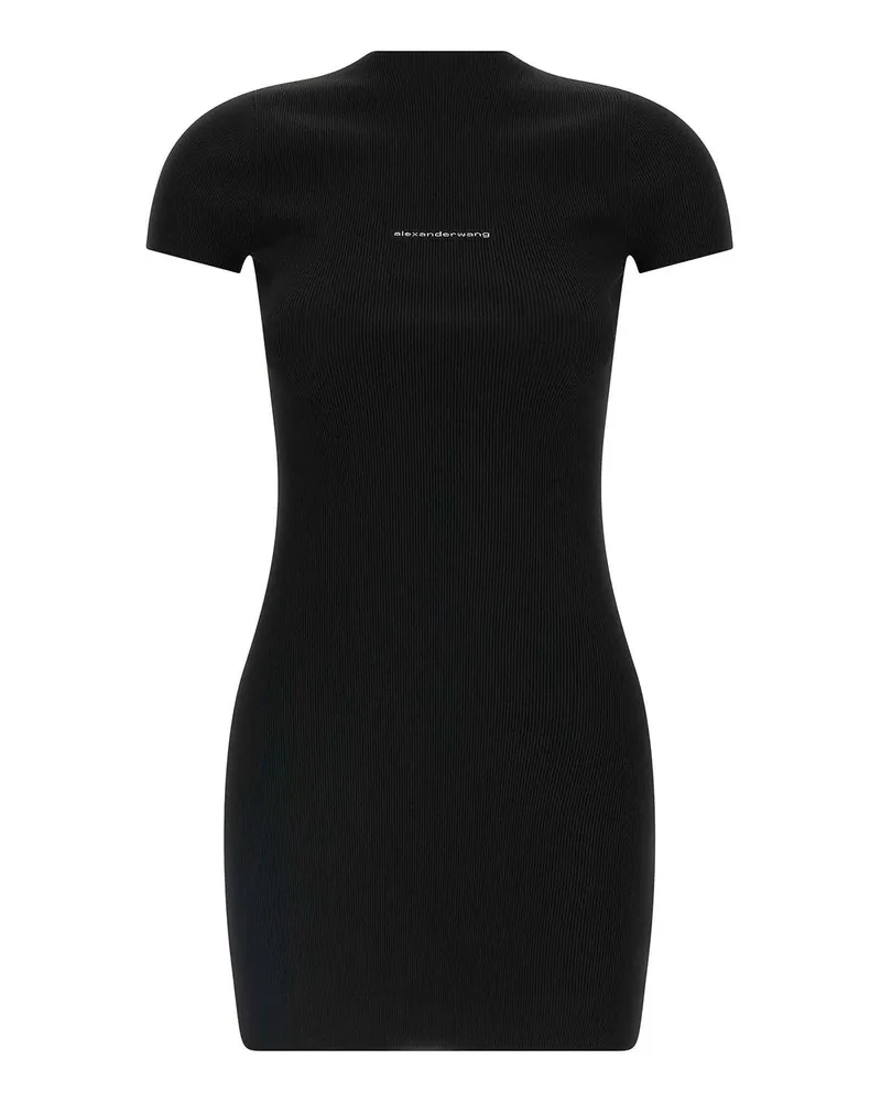 Alexander Wang Knielanges Kleid - Schwarz Schwarz