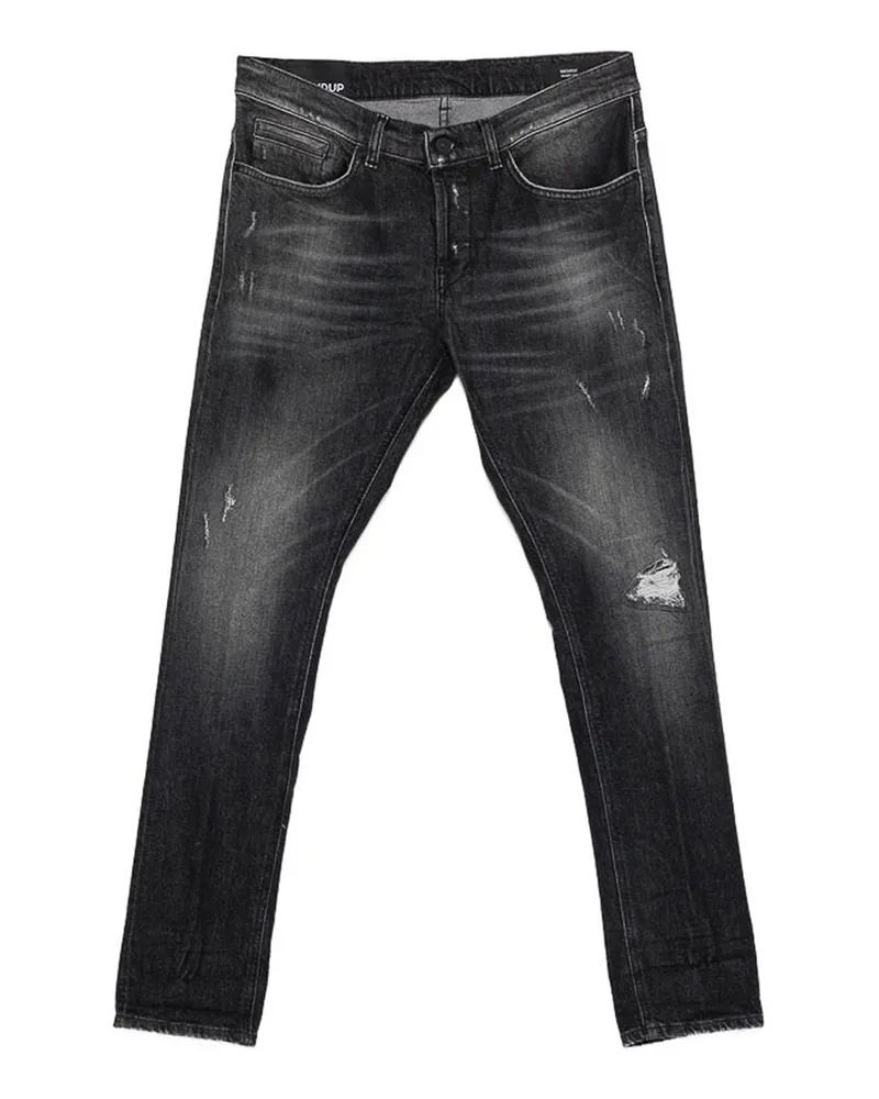 Dondup Straight Leg Jeans - Schwarz Schwarz