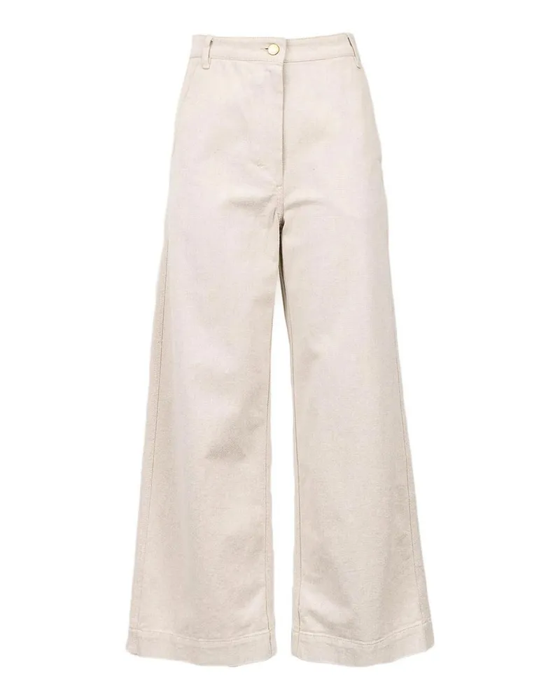 Max Mara Casual Hose - Weiß Weiß