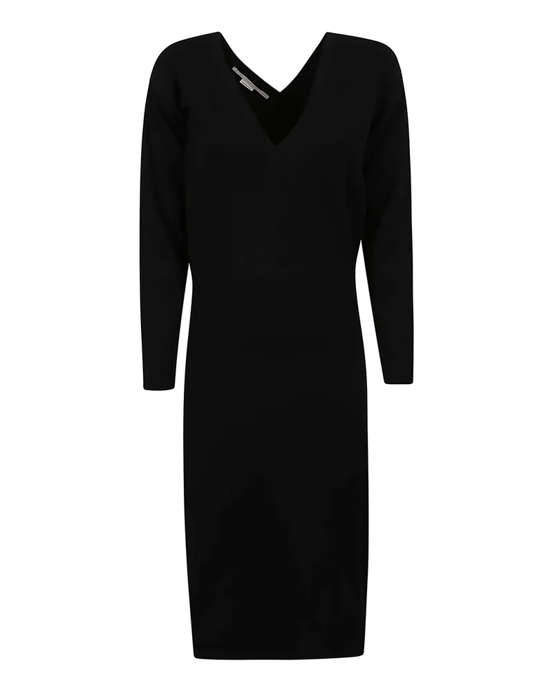 Stella McCartney Maxikleid - Schwarz Schwarz
