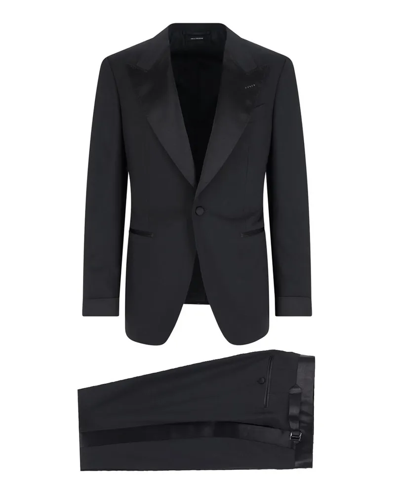 Tom Ford Eleganter Anzug - Schwarz Schwarz
