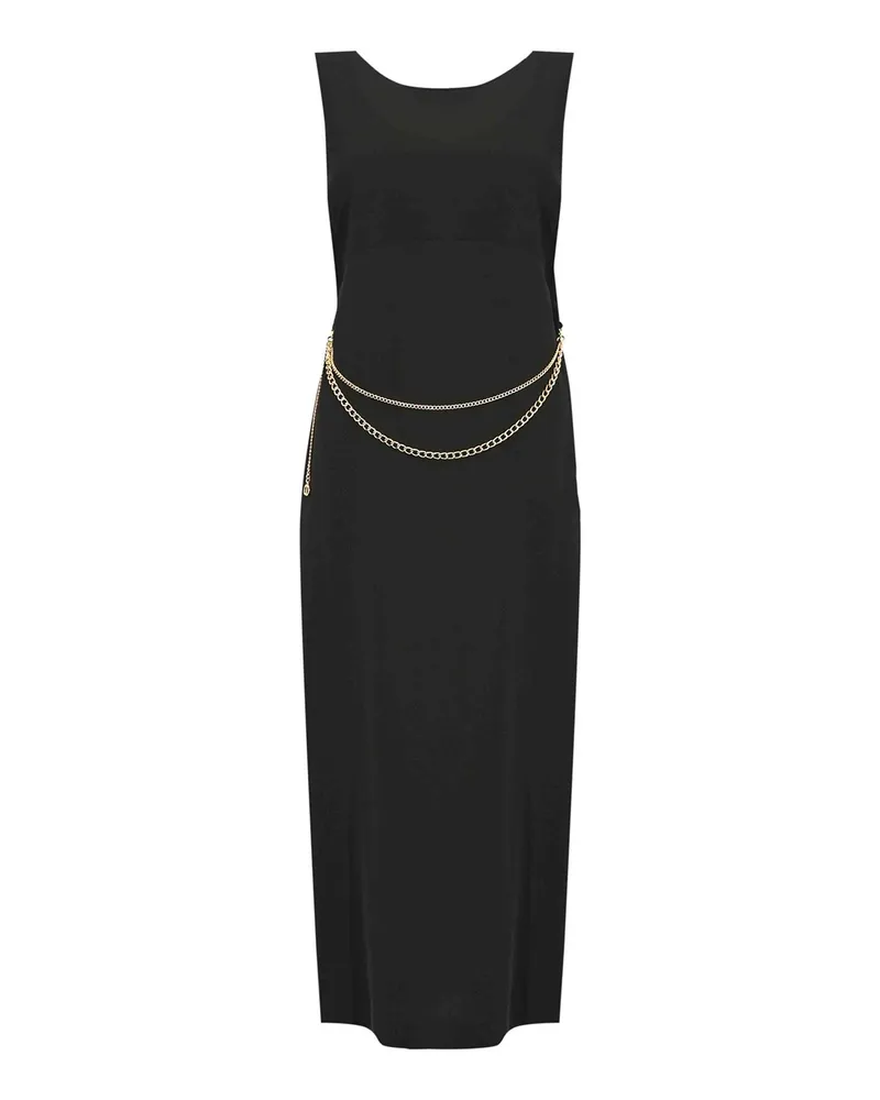 Twin-Set Knielanges Kleid - Schwarz Schwarz