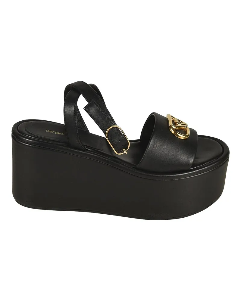 Sergio Rossi Sandalen - Schwarz Schwarz