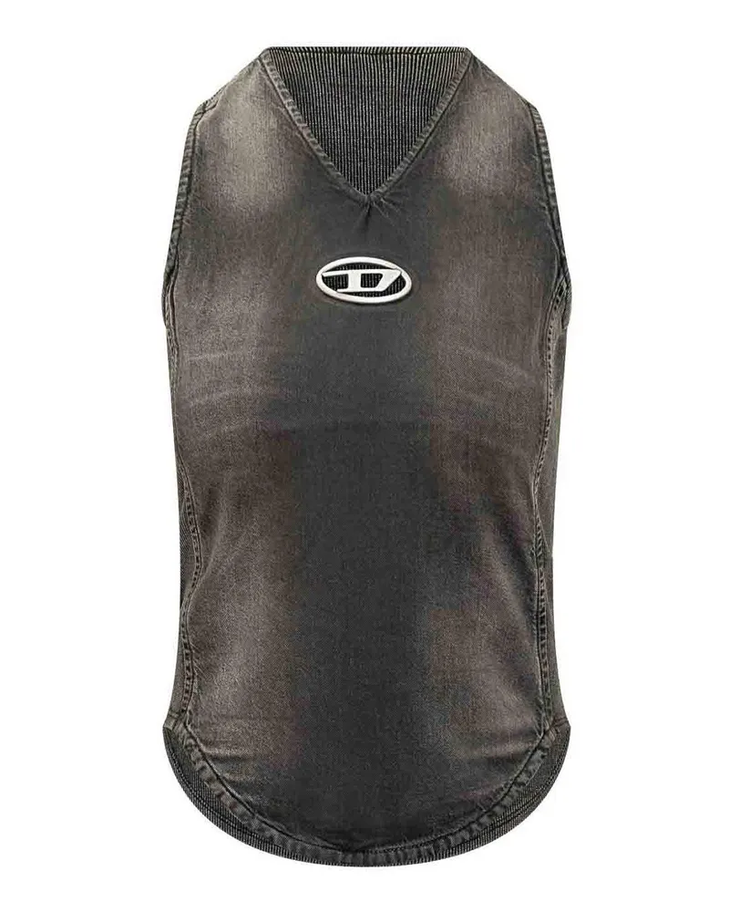 Diesel Top - Schwarz Schwarz