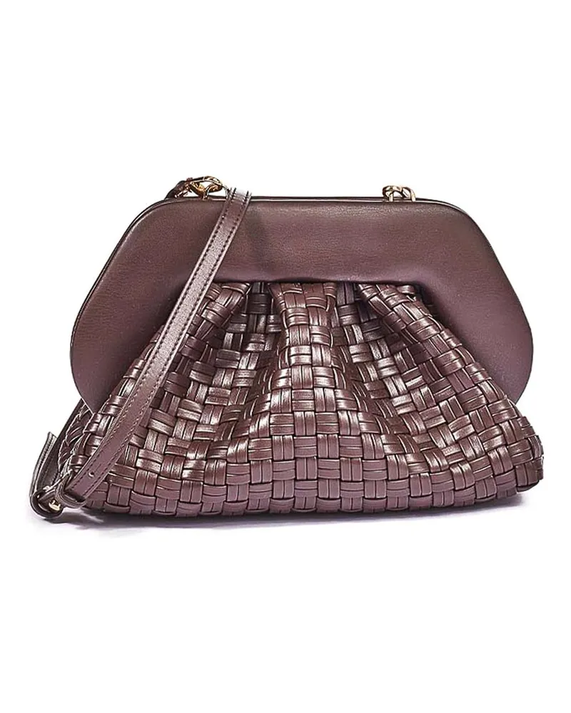 THEMOIRÈ Clutch - Braun Braun