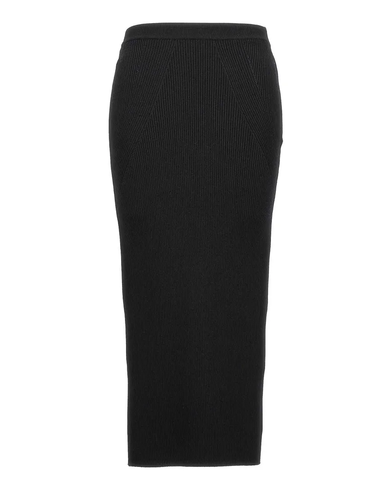 Alexander McQueen Midirock - Schwarz Schwarz