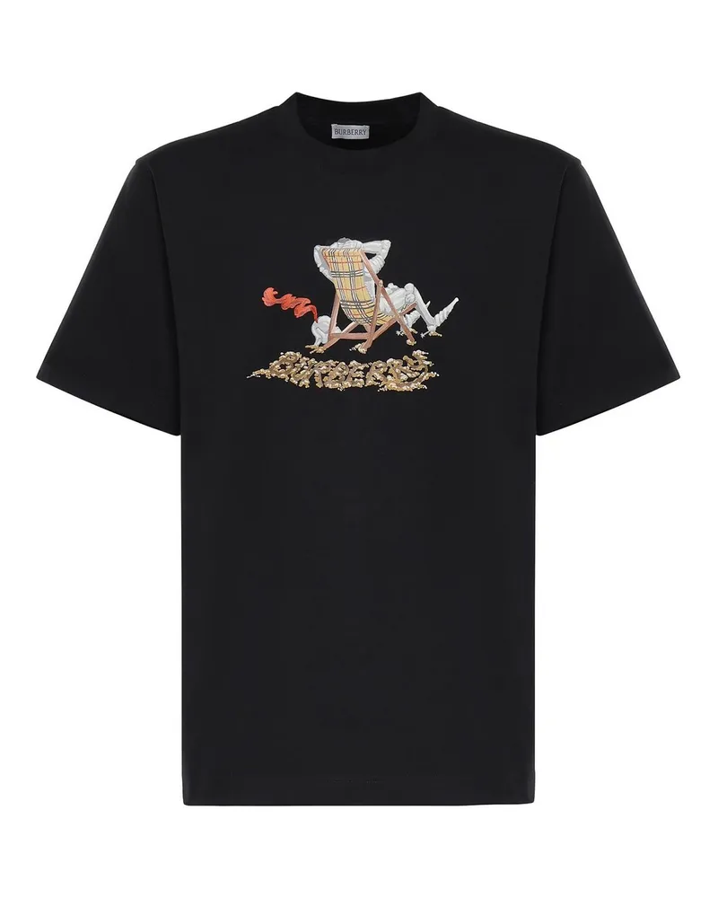 Burberry T-Shirt - Schwarz Schwarz