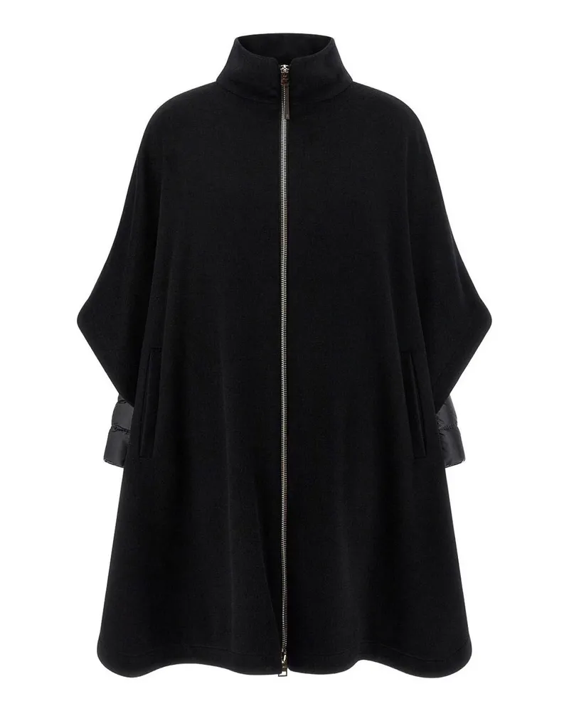 Herno Knielanger Mantel - Schwarz Schwarz