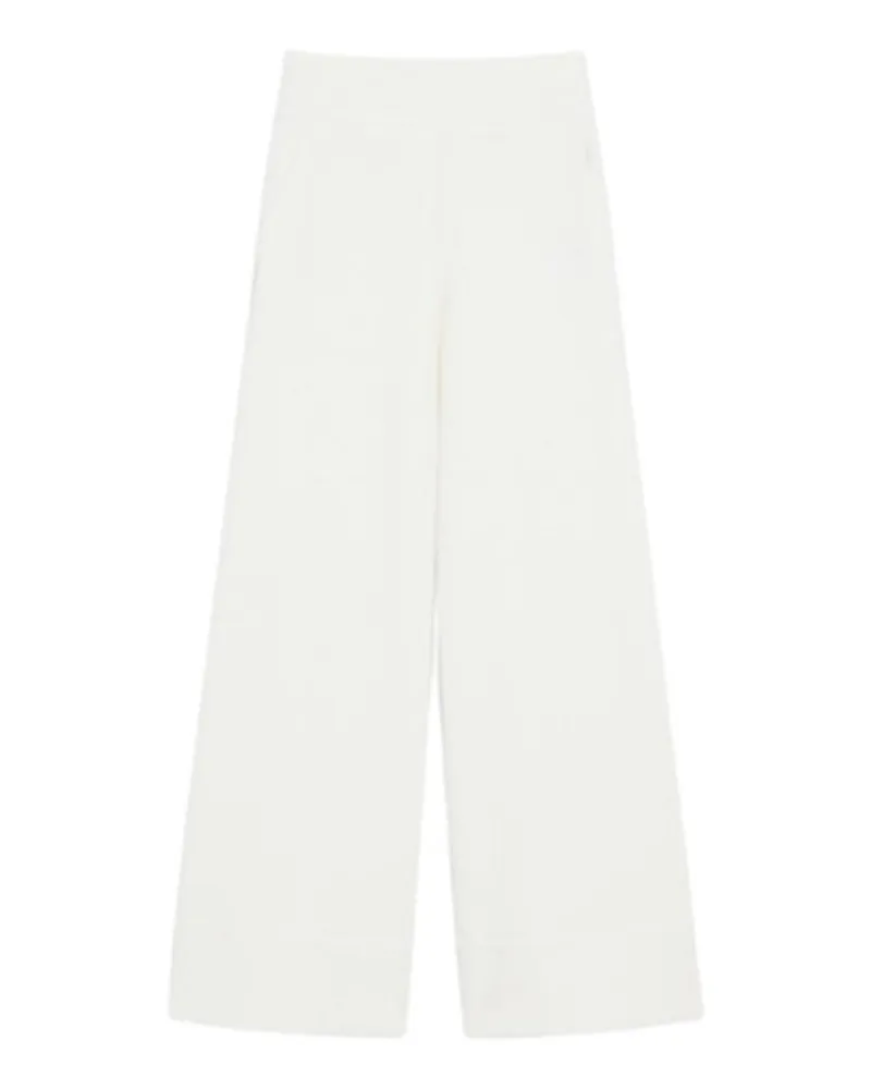 Max Mara Schlagjeans - Weiß Weiß