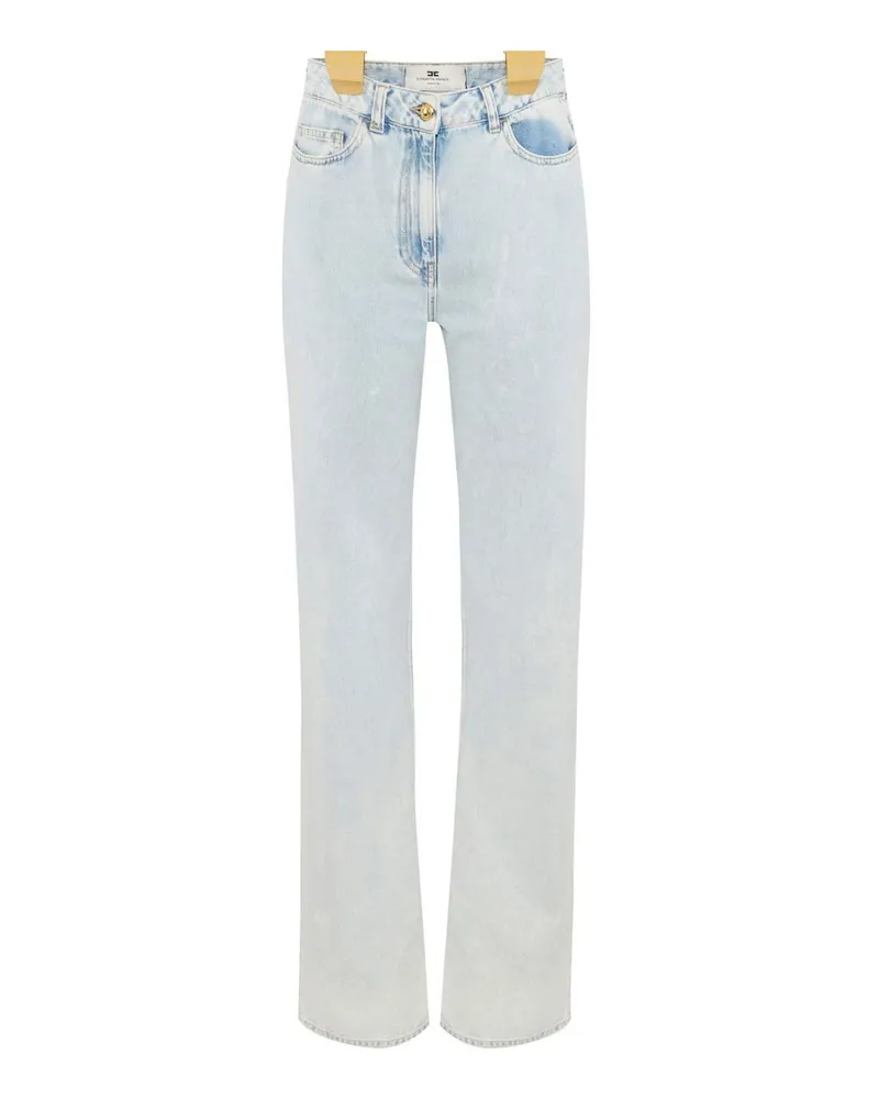 Elisabetta Franchi Straight Leg Jeans - Jeansblau Jeansblau