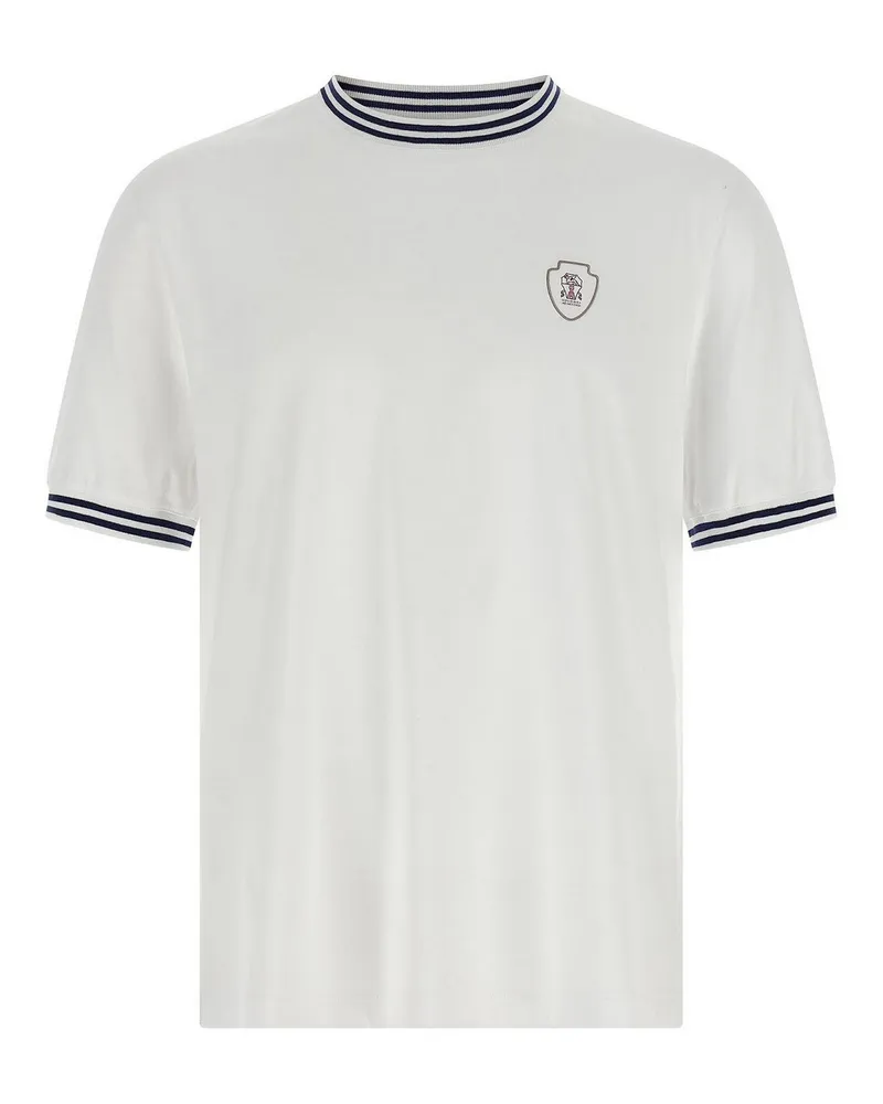 Brunello Cucinelli T-Shirt - Weiß Weiß